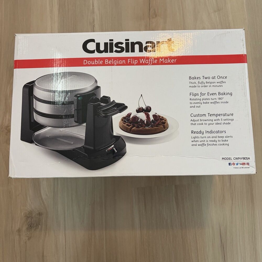 Cuisinart Double-Flip Belgian Waffle Maker